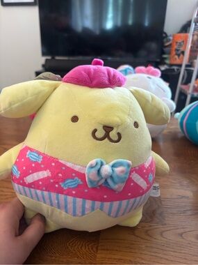 Pompompurin squishmallow candy nwt